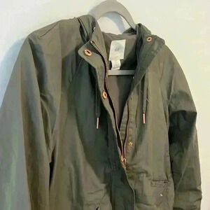 H&M Khaki Green Bomber Jacket - size 0